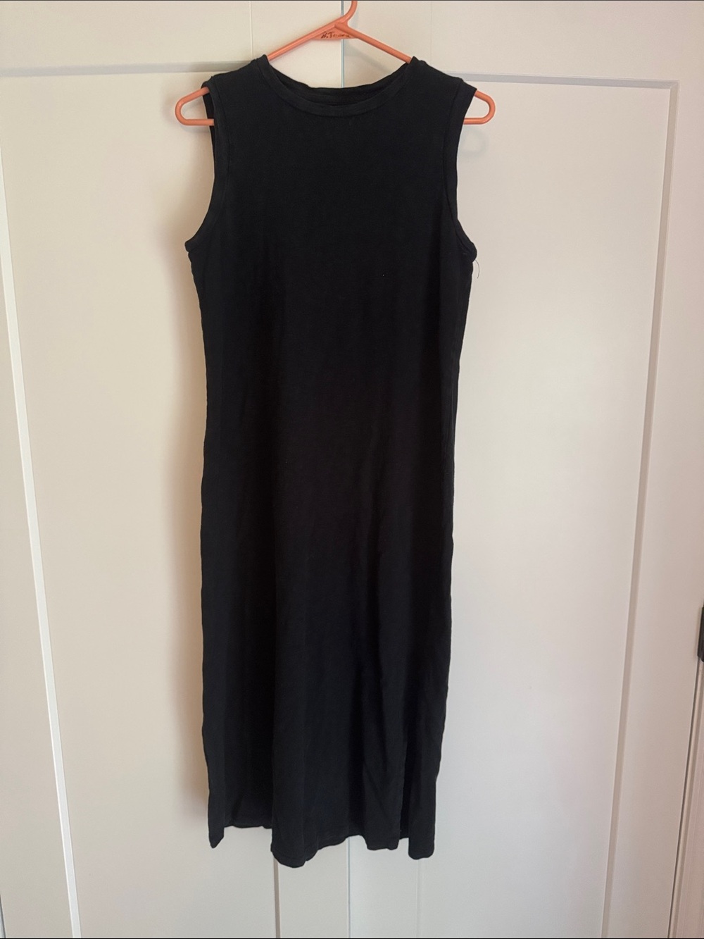 Universal Thread Black Sleeveless Midi Tank Dress